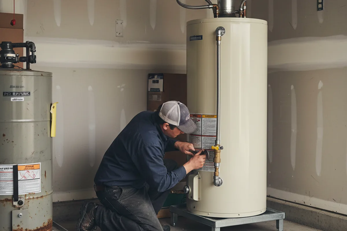 Water heater and shutoff valve replacement in Key Colony Beach