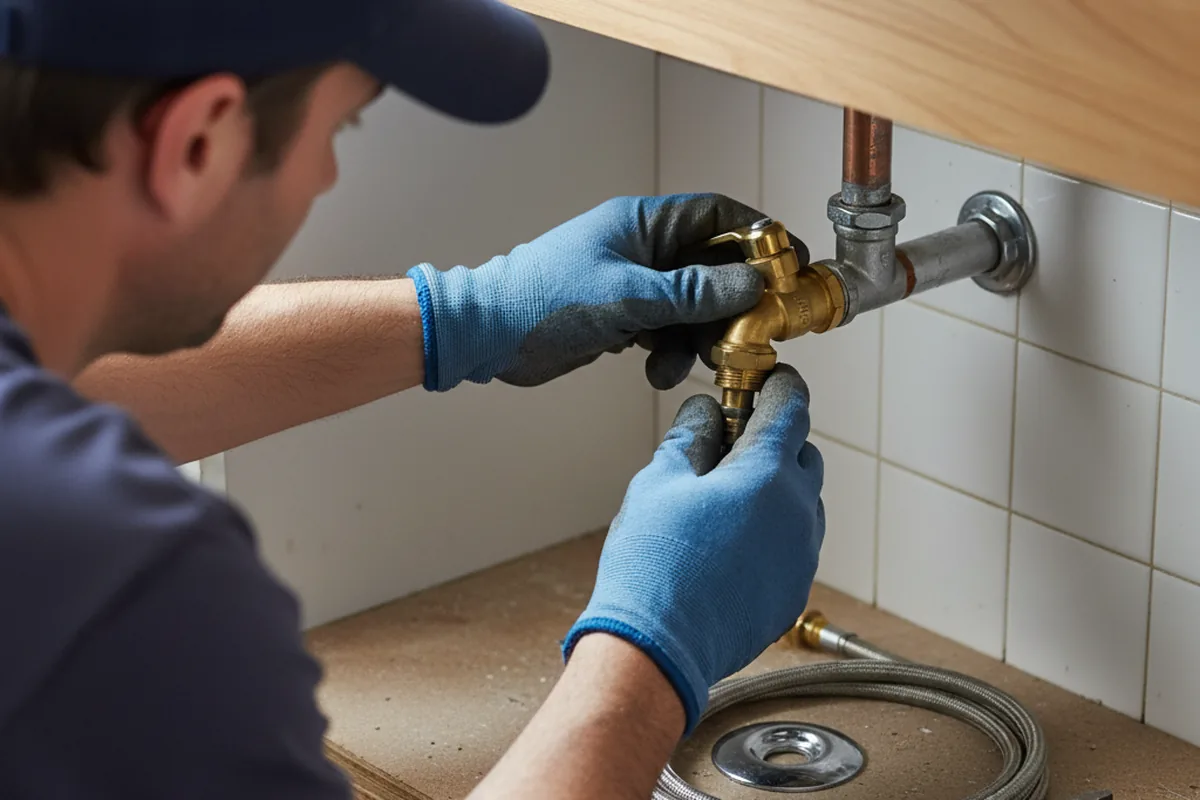 Shutoff valve and fitting work during Repiping in Key Colony Beach